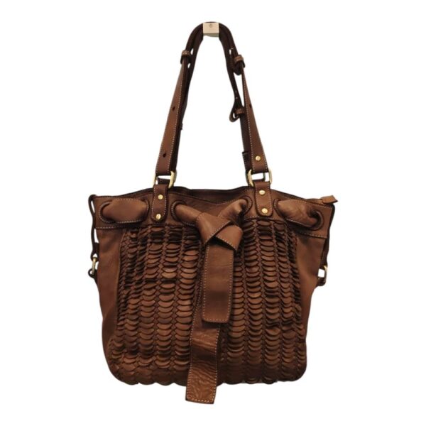 PRODUZ. ARTIGIANALE - BORSA  - MARRONE